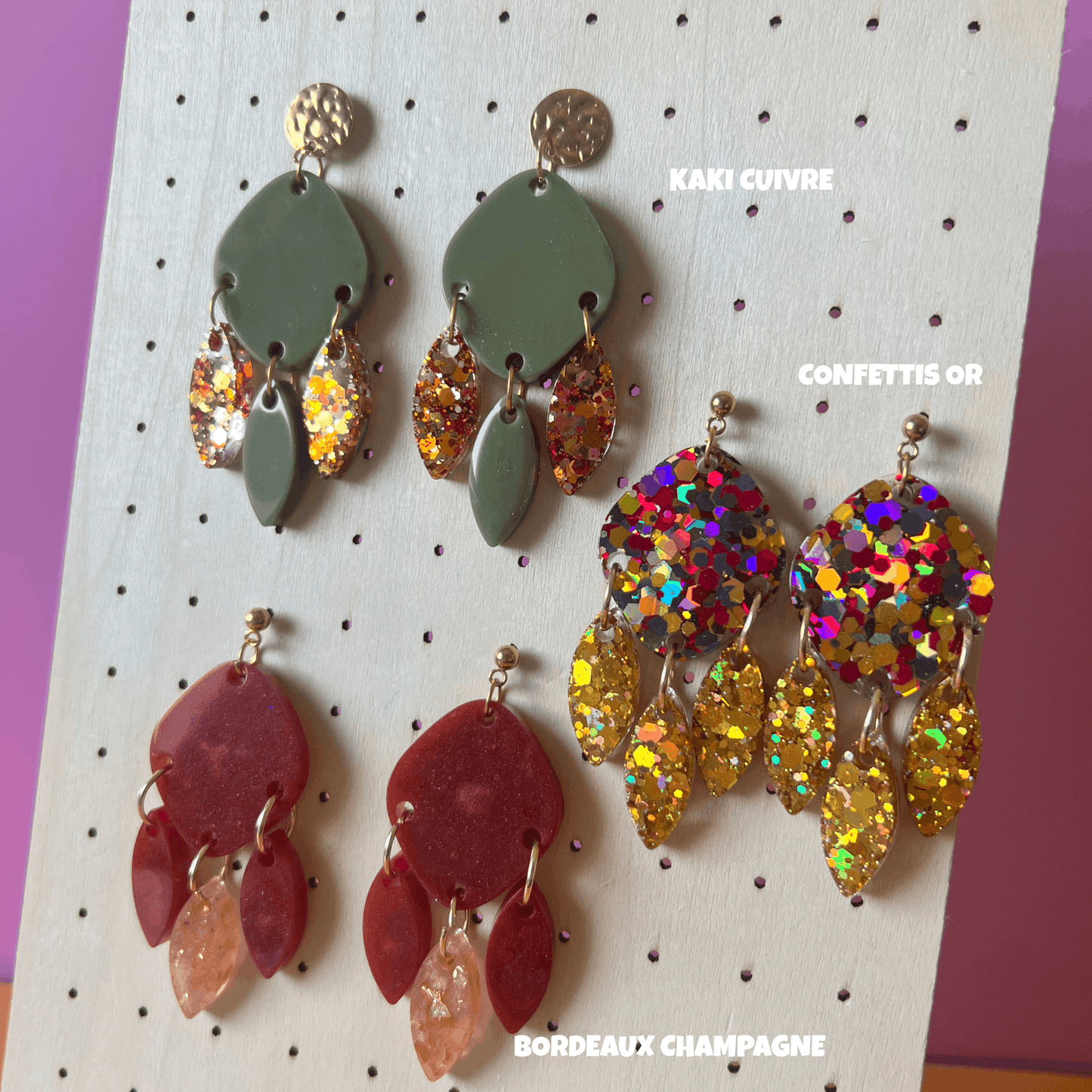 BOUCLES D OREILLES PENDANTES 3