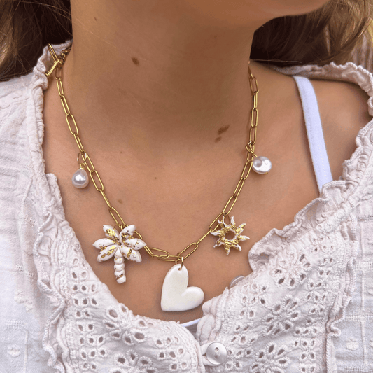 Collier charms personnalisé chaine Serena