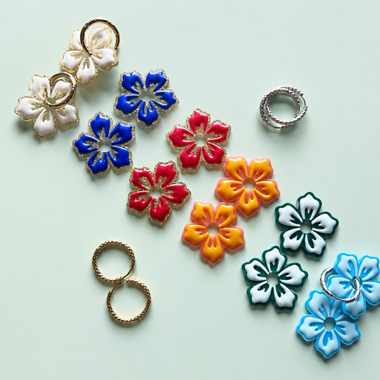 Les boucles d'oreilles Hanaé