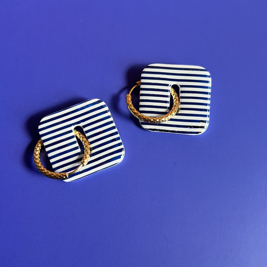 Les boucles d’oreilles marinières