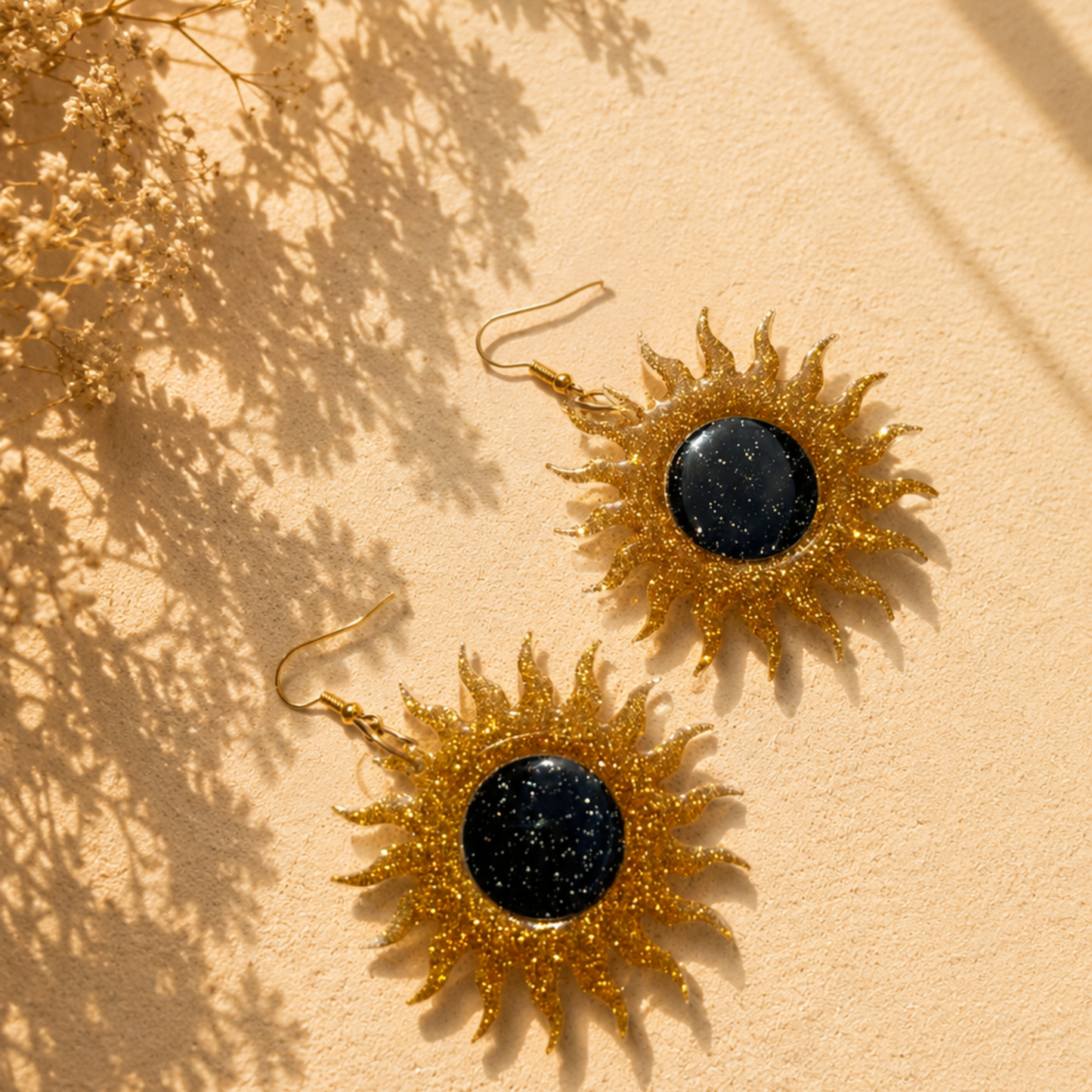 Les boucles d'oreilles Solaire