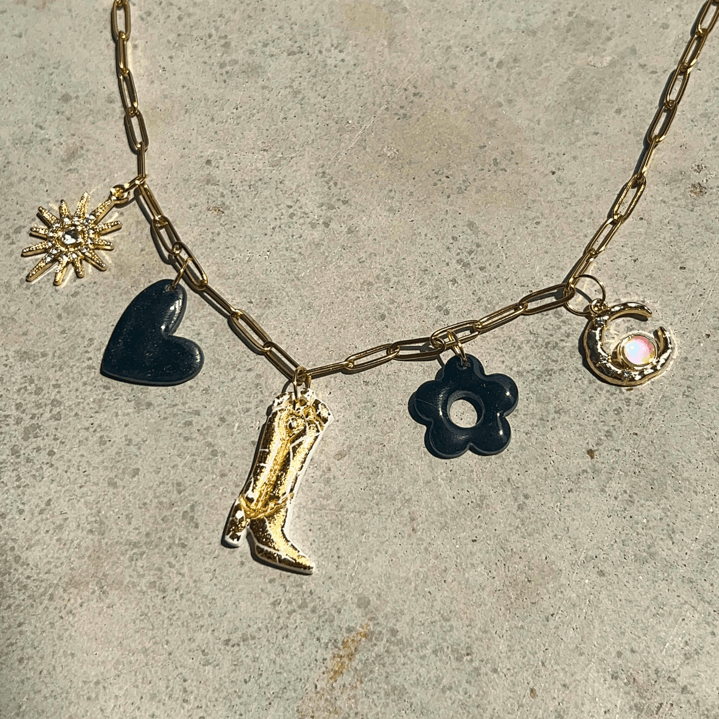 Collier charms personnalisé chaine Serena
