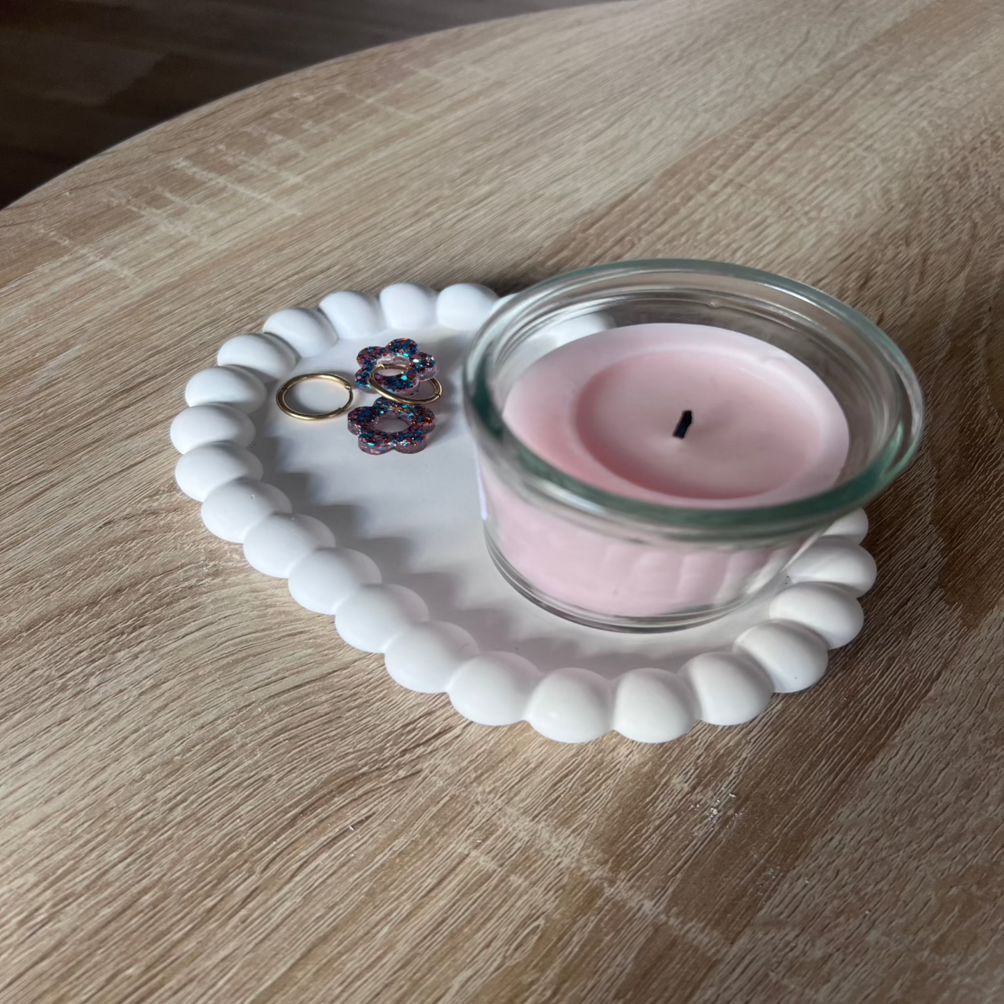 Plateau décoratif en Jesmonite