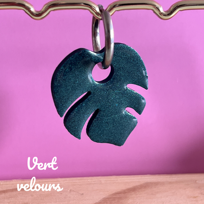 Les boucles d’oreilles Monstera Boom