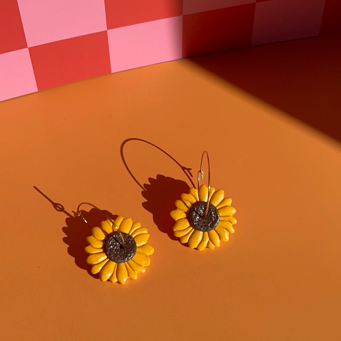 Les boucles d’oreilles tournesols