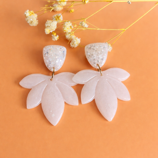 Les boucles d’oreilles Azalée