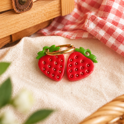 Les boucles d'oreilles Tagada 🍓