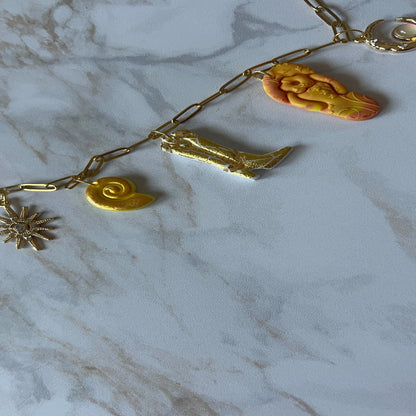 Collier charms personnalisé chaine Serena
