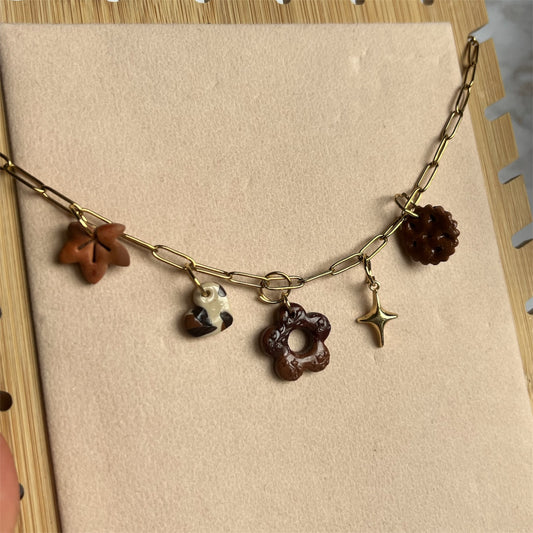 Collier automnal unique