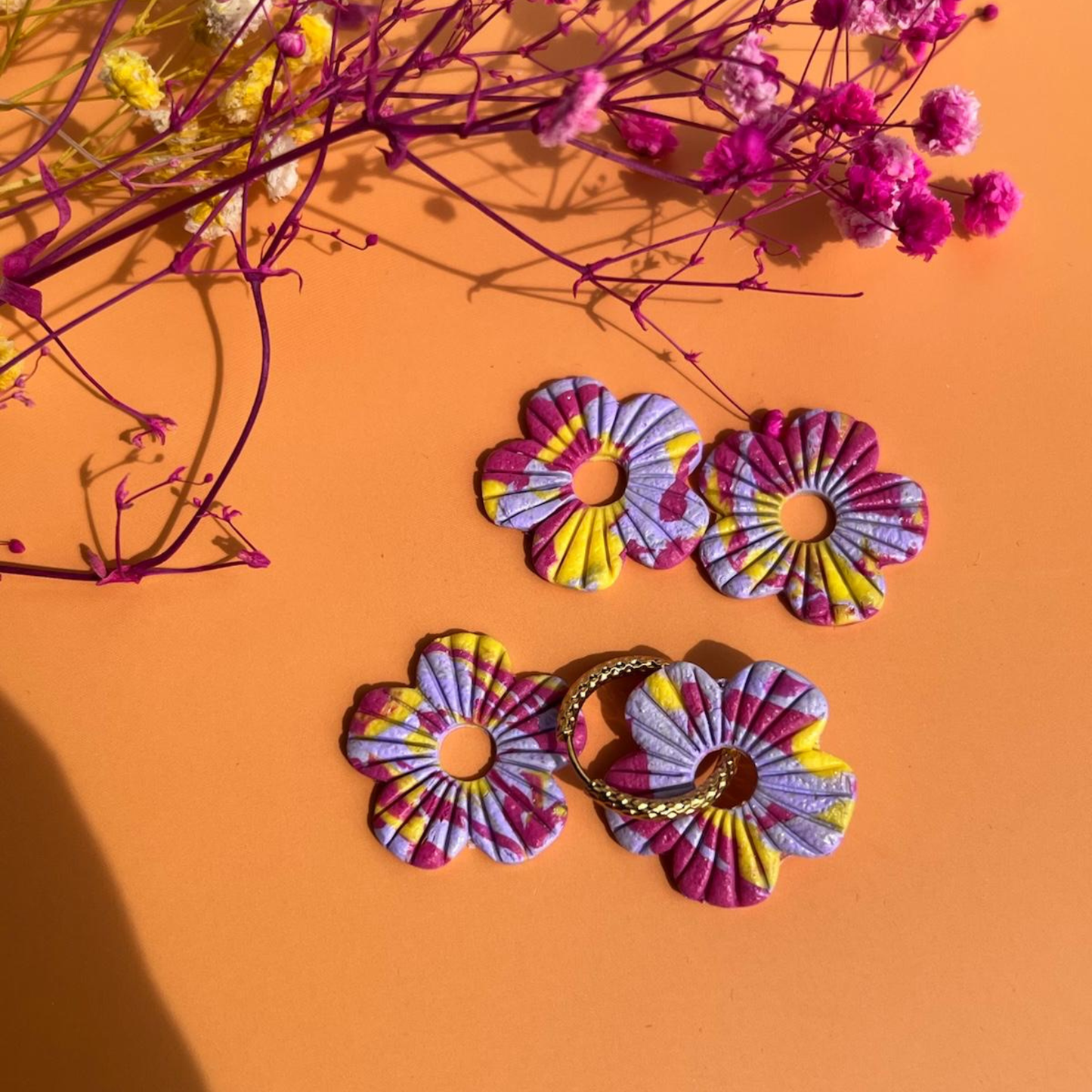 Les Boucles d'oreilles Poppy