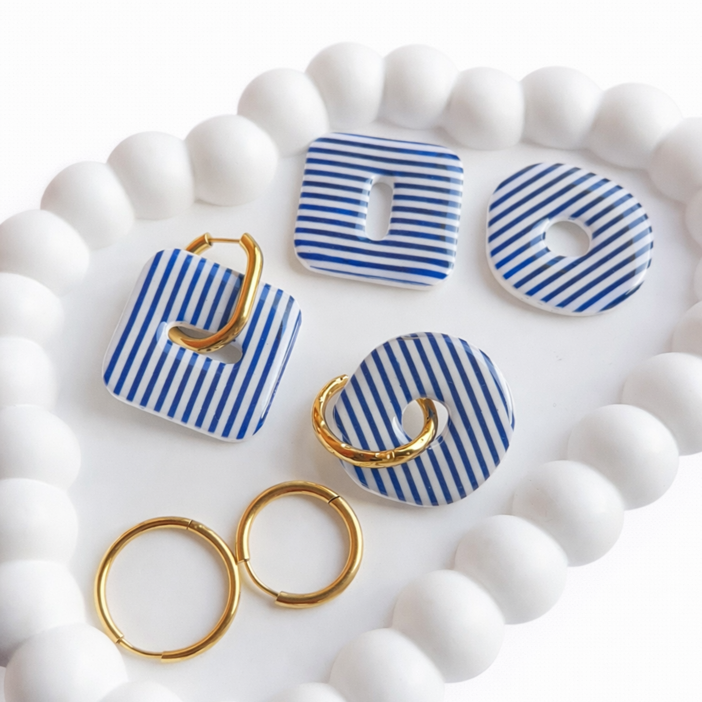 Les boucles d’oreilles marinières