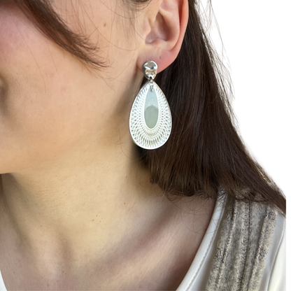 Les boucles d’oreilles Eden