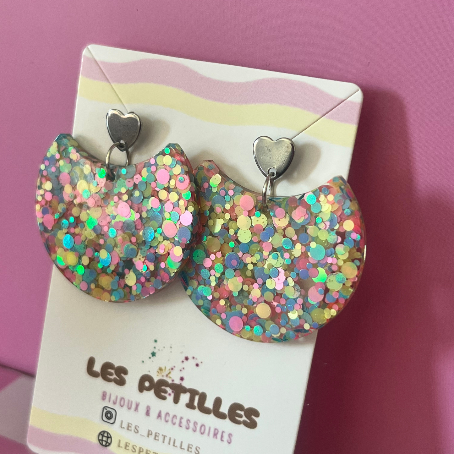 Boucles scintia coeur