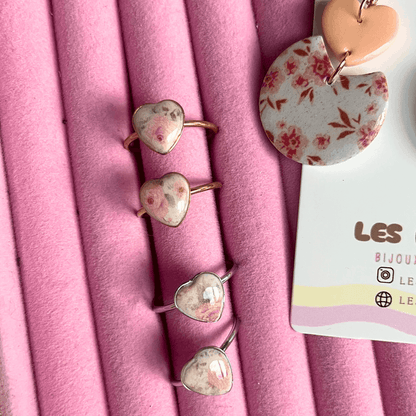 Bague tapisserie florale