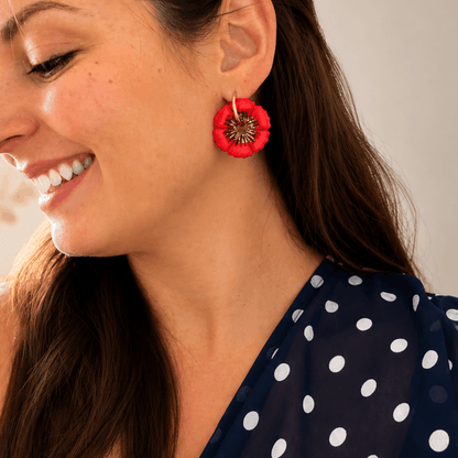 Les boucles d’oreilles Coquelia