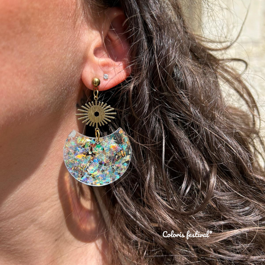 Les boucles d’oreilles Scintia