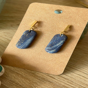 Boucles d'oreilles Lazuli d'Or