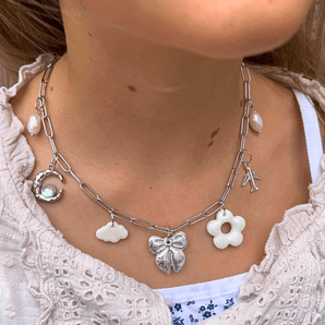 Collier charms personnalisé chaine Serena