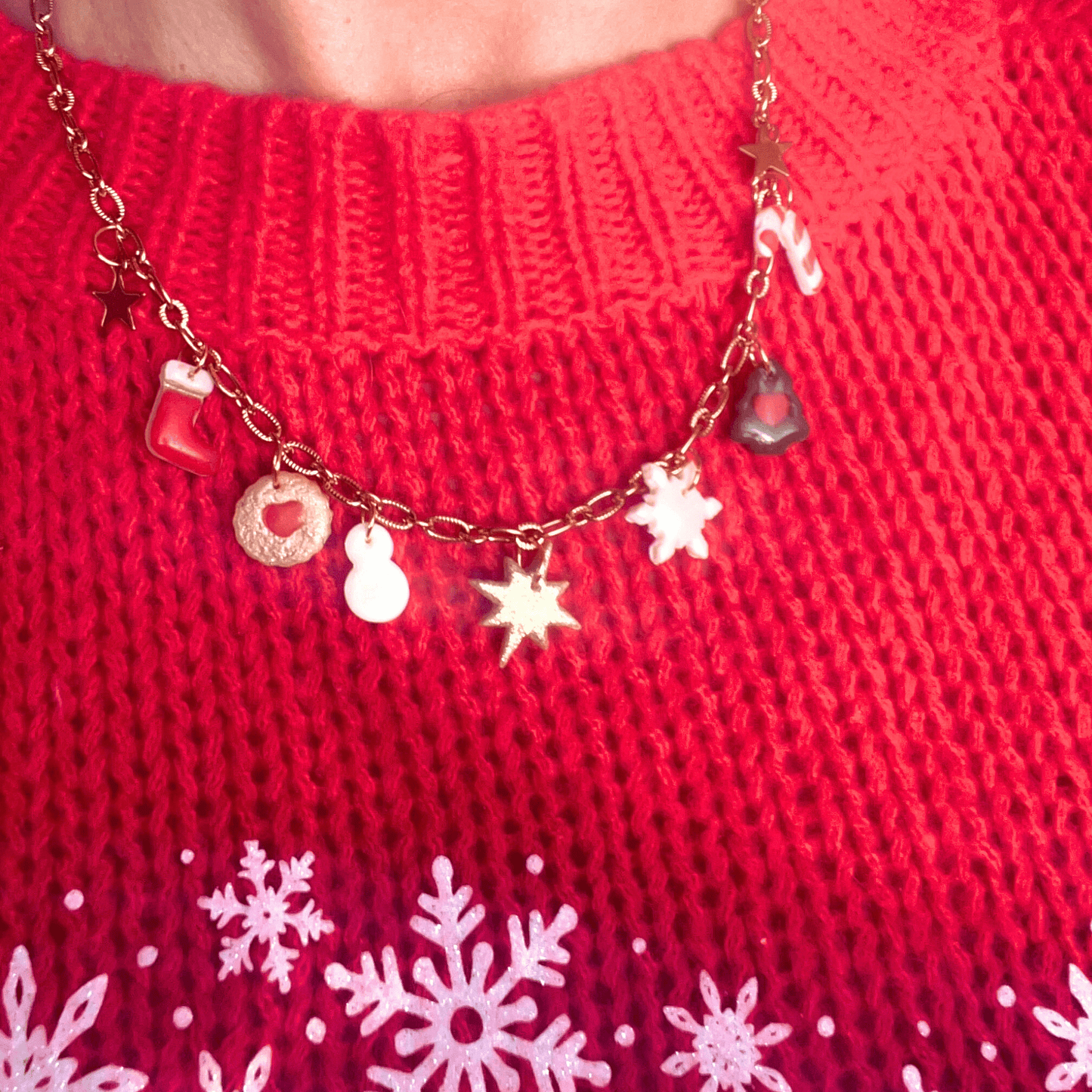 Collier charms personnalisé chaine Serena