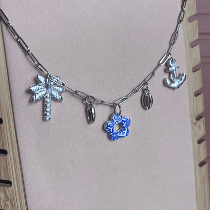Collier Charms océan 🌊✨🌴