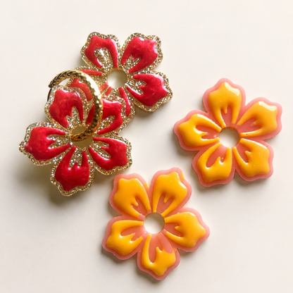 Les boucles d'oreilles Hanaé